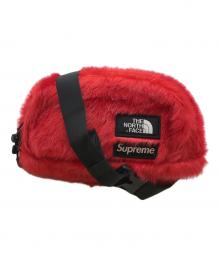 THE NORTH FACE×SUPREME（ザ ノース フェイス×シュプリーム）の古着「Fur Waist Bag Black」｜レッド