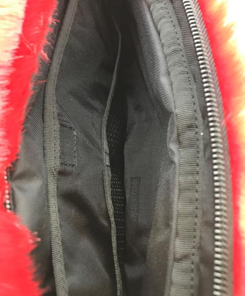 THE NORTH FACE（ザ ノース フェイス）THE NORTH FACE (ザ ノース フェイス) Supreme (シュプリーム) Fur Waist Bag Black レッド 未使用品の古着・服飾アイテム