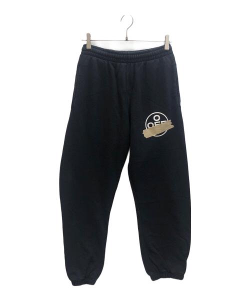 OFFWHITE（オフホワイト）OFFWHITE (オフホワイト) TAPED ARROWS スウェット ジョガーパンツ ブラック サイズ:Mの古着・服飾アイテム