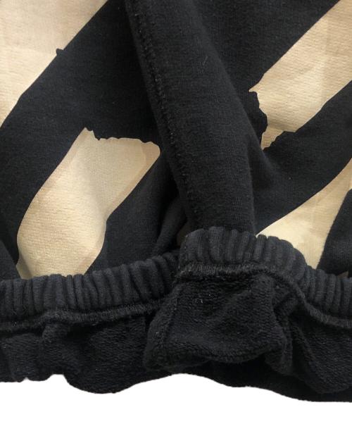 OFFWHITE（オフホワイト）OFFWHITE (オフホワイト) TAPED ARROWS スウェット ジョガーパンツ ブラック サイズ:Mの古着・服飾アイテム