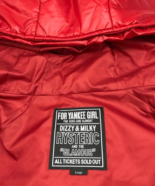 Hysteric Glamour（ヒステリックグラマー）Hysteric Glamour (ヒステリックグラマー) RACING フーデッドブルゾン レッド サイズ:L 未使用品の古着・服飾アイテム