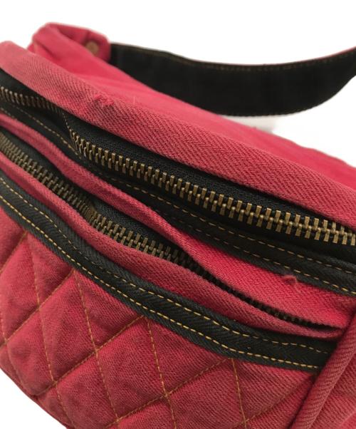 ONE-PIECE OF ROCK（ワンピース オブ ロック）ONE-PIECE OF ROCK (ワンピース オブ ロック) DENIM SHOULDER BAG レッドの古着・服飾アイテム