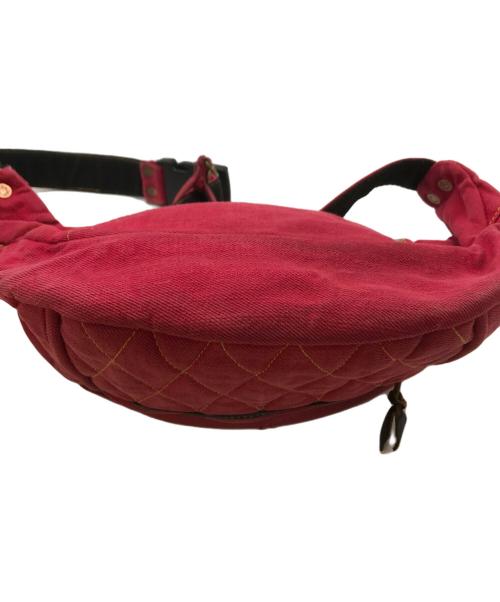 ONE-PIECE OF ROCK（ワンピース オブ ロック）ONE-PIECE OF ROCK (ワンピース オブ ロック) DENIM SHOULDER BAG レッドの古着・服飾アイテム