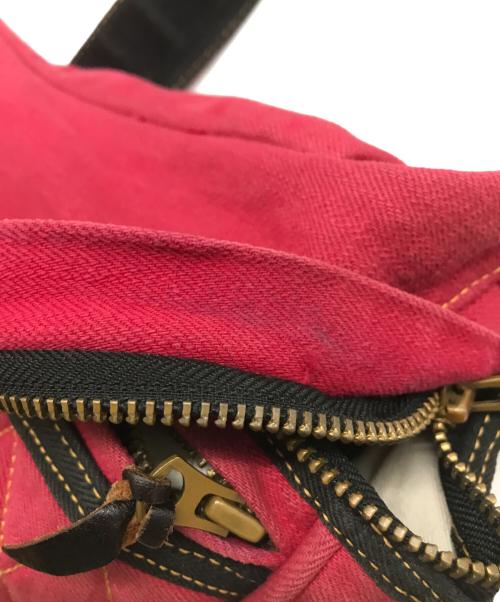 ONE-PIECE OF ROCK（ワンピース オブ ロック）ONE-PIECE OF ROCK (ワンピース オブ ロック) DENIM SHOULDER BAG レッドの古着・服飾アイテム