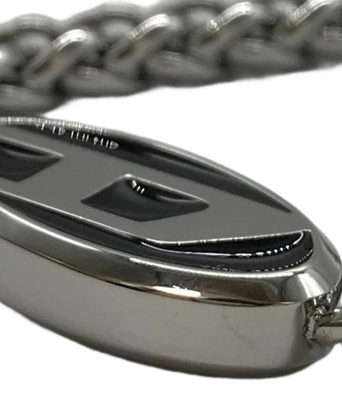 DIESEL（ディーゼル）DIESEL (ディーゼル) ロゴモチーフチェーンネックレス シルバーの古着・服飾アイテム