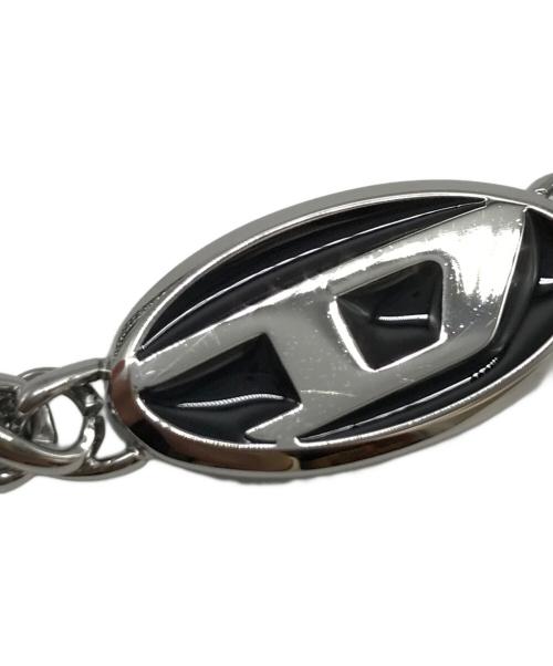 DIESEL（ディーゼル）DIESEL (ディーゼル) ロゴモチーフチェーンネックレス シルバーの古着・服飾アイテム