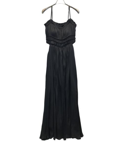 Estella.K（エステラケー）Estella.K (エステラケー) Julia Satin Long Dress ブラック サイズ:Fの古着・服飾アイテム
