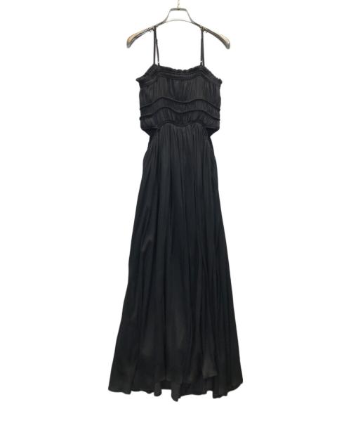Estella.K（エステラケー）Estella.K (エステラケー) Julia Satin Long Dress ブラック サイズ:Fの古着・服飾アイテム