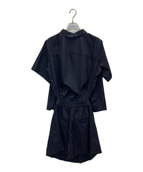 HER LIP TO（ハーリップトゥ）Her lip to (ハーリップトゥ) Armace Short Sleeve Romper ネイビー サイズ:Ⅿ 未使用品の古着・服飾アイテム