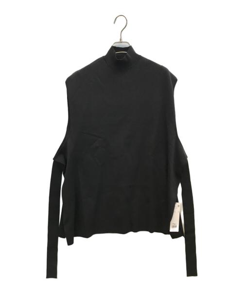 ADORE（アドーア）ADORE (アドーア) ドライストレッチニットベスト ブラック サイズ:38 未使用品の古着・服飾アイテム