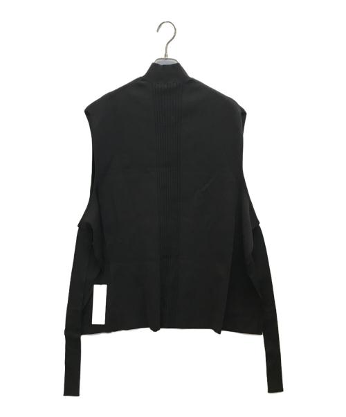 ADORE（アドーア）ADORE (アドーア) ドライストレッチニットベスト ブラック サイズ:38 未使用品の古着・服飾アイテム