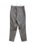 icB (アイシービー) ウール2WAYストレッチ ドロストパンツ グレー サイズ:40 未使用品：7000円