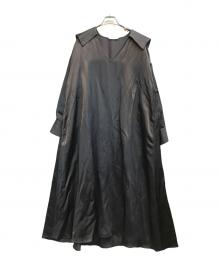 PLAIN PEOPLE（プレインピープル）の古着「BRIGHT KERSEYワンピース」｜グレー