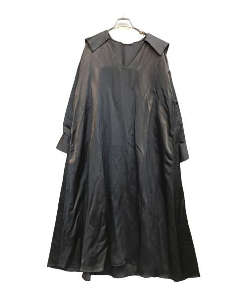 PLAIN PEOPLE（プレインピープル）PLAIN PEOPLE (プレインピープル) BRIGHT KERSEYワンピース グレー サイズ:3 未使用品の古着・服飾アイテム