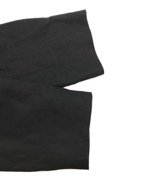 BACCA（バッカ）BACCA (バッカ) ウールリネンギャバジン テーラードジャケット ブラック サイズ:36の古着・服飾アイテム