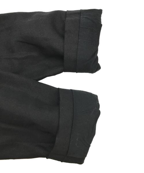 BACCA（バッカ）BACCA (バッカ) ウールリネンギャバジン テーラードジャケット ブラック サイズ:36の古着・服飾アイテム