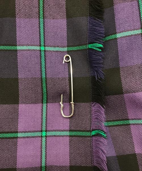 O'NEIL OF DUBLIN（オニールオブダブリン）O'NEIL OF DUBLIN (オニールオブダブリン) キルトロングスカート パープル サイズ:US8の古着・服飾アイテム