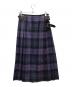 O'NEIL OF DUBLIN（オニールオブダブリン）の古着「キルトロングスカート」｜パープル
