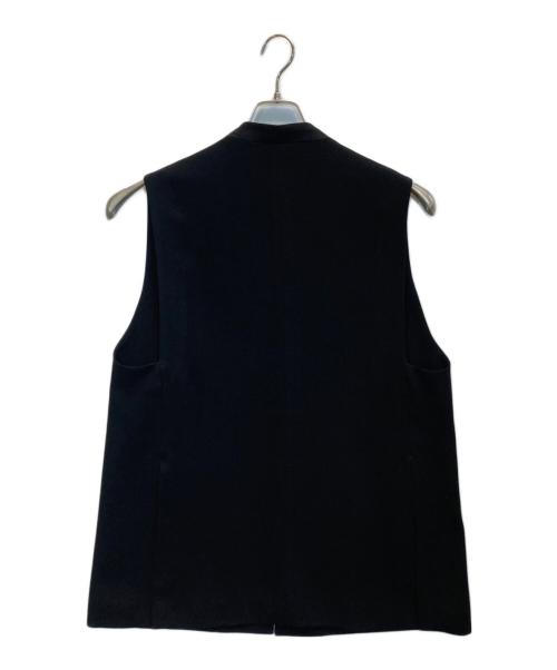PLAIN PEOPLE（プレインピープル）PLAIN PEOPLE (プレインピープル) バックサテンジョーゼット2WAYジレ ブラック サイズ:9の古着・服飾アイテム
