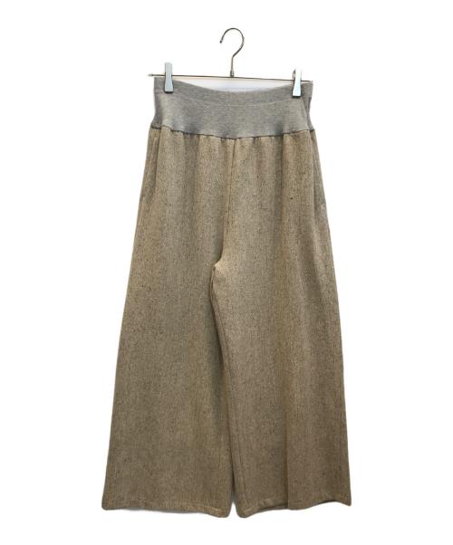 BEARDSLEY（ビアズリー）BEARDSLEY (ビアズリー) カラーネップツイードパンツ ベージュ サイズ:2 未使用品の古着・服飾アイテム