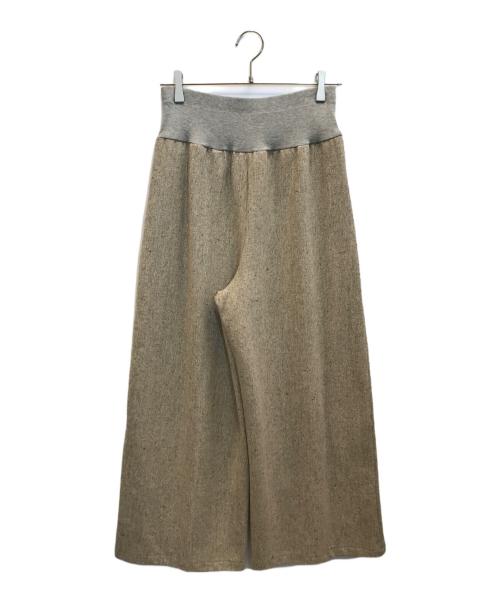 BEARDSLEY（ビアズリー）BEARDSLEY (ビアズリー) カラーネップツイードパンツ ベージュ サイズ:2 未使用品の古着・服飾アイテム