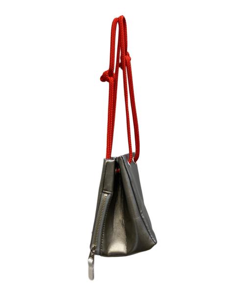 GRAIN（グレイン）GRAIN (グレイン) 2wayボックスミニショルダー #Parakeet シルバーの古着・服飾アイテム