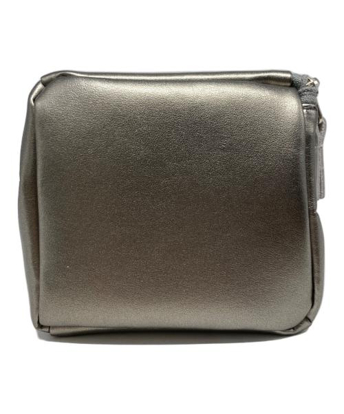 GRAIN（グレイン）GRAIN (グレイン) 2wayボックスミニショルダー #Parakeet シルバーの古着・服飾アイテム