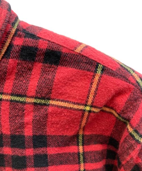SUPREME（シュプリーム）Supreme (シュプリーム) Tartan Flannel Shirt レッド サイズ:Ⅿの古着・服飾アイテム