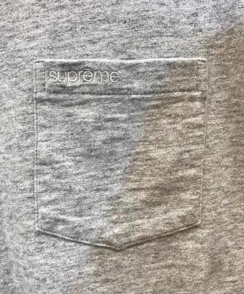 SUPREME（シュプリーム）Supreme (シュプリーム) S/S Pocket Tee グレー サイズ:Mの古着・服飾アイテム