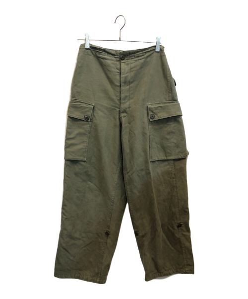 MILITARY（ミリタリー）MILITARY (ミリタリー) ダブルフェイスカーゴパンツ カーキ サイズ:78×80の古着・服飾アイテム