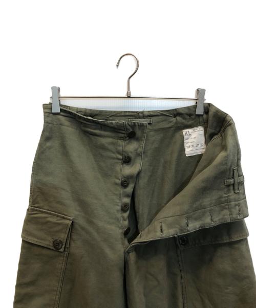 MILITARY（ミリタリー）MILITARY (ミリタリー) ダブルフェイスカーゴパンツ カーキ サイズ:78×80の古着・服飾アイテム