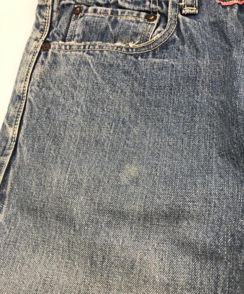 KAPITAL（キャピタル）KAPITAL (キャピタル) 刺し子ダメージ加工デニムパンツ ネイビー サイズ:36の古着・服飾アイテム