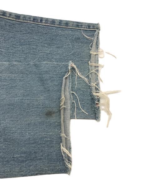 KAPITAL（キャピタル）KAPITAL (キャピタル) 刺し子ダメージ加工デニムパンツ ネイビー サイズ:36の古着・服飾アイテム