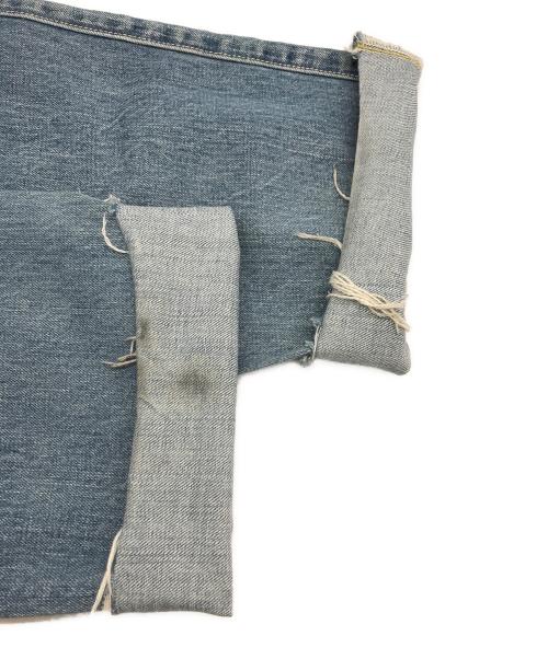 KAPITAL（キャピタル）KAPITAL (キャピタル) 刺し子ダメージ加工デニムパンツ ネイビー サイズ:36の古着・服飾アイテム