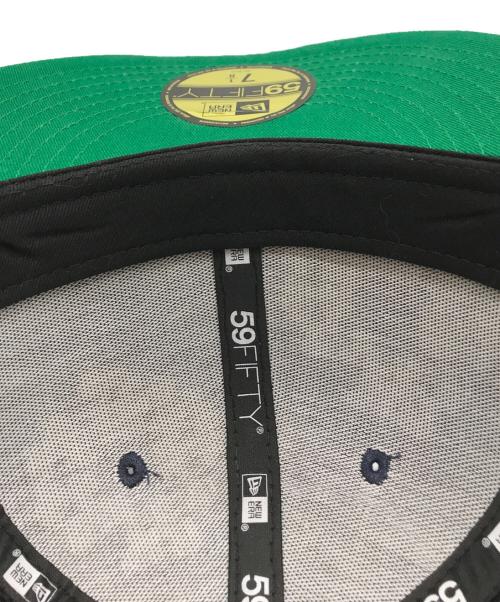 New Era（ニューエラ）New Era (ニューエラ) Denim Tears (デニムティアーズ) Cotton Wreath 59/50 ネイビー サイズ:7 1/8の古着・服飾アイテム