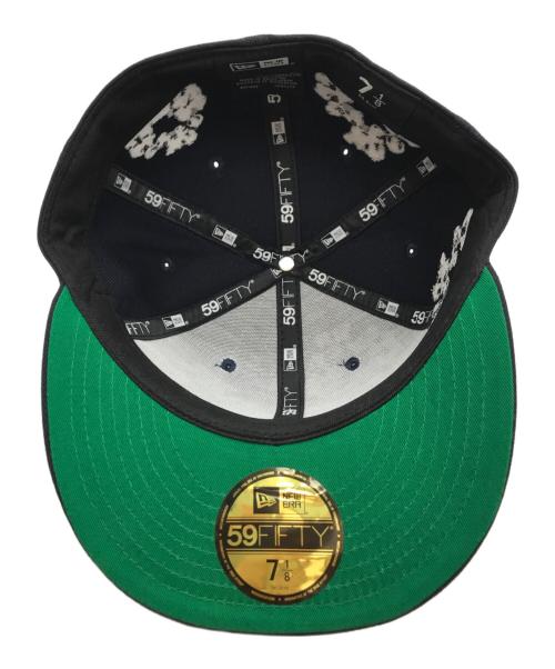 New Era（ニューエラ）New Era (ニューエラ) Denim Tears (デニムティアーズ) Cotton Wreath 59/50 ネイビー サイズ:7 1/8の古着・服飾アイテム