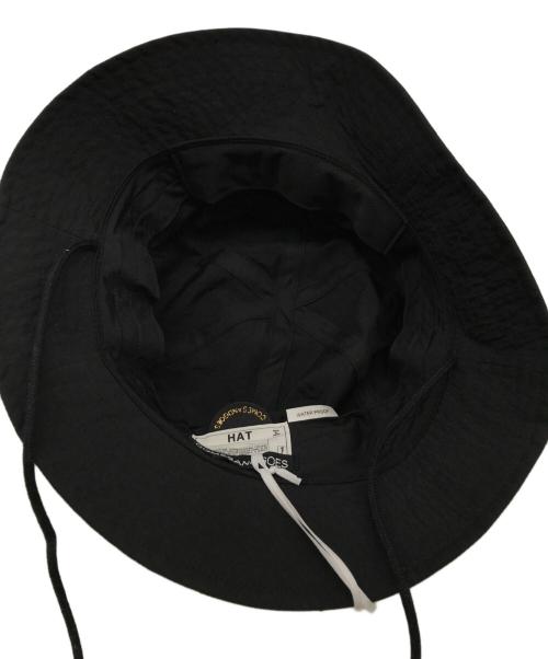 COMES AND GOES（カムズアンドゴーズ）COMES AND GOES (カムズアンドゴーズ) nylon ripstop flat hat ブラック サイズ:1の古着・服飾アイテム