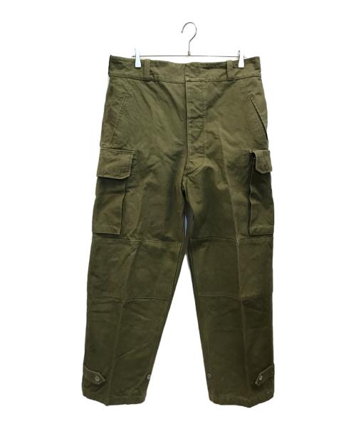 French Army（フランス軍）French Army (フレンチアーミー) M-47 最初期 フィールドカーゴパンツ カーキグリーン サイズ:48の古着・服飾アイテム