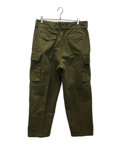 French Army（フランス軍）French Army (フレンチアーミー) M-47 最初期 フィールドカーゴパンツ カーキグリーン サイズ:48の古着・服飾アイテム