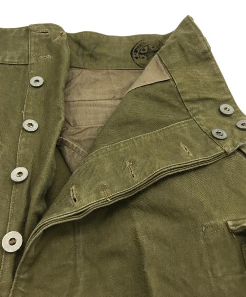 French Army（フランス軍）French Army (フレンチアーミー) M-47 最初期 フィールドカーゴパンツ カーキグリーン サイズ:48の古着・服飾アイテム
