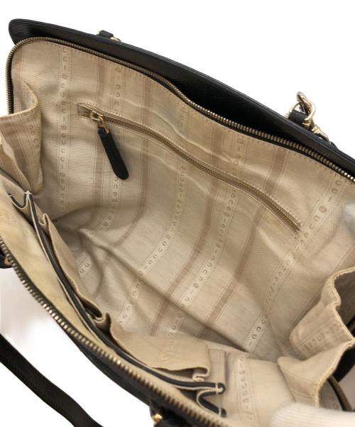 GUCCI（グッチ）GUCCI (グッチ) インターロッキングG 2WAYショルダーバッグ ブラックの古着・服飾アイテム