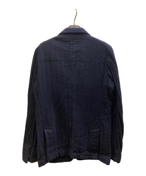 COMME des GARCONS HOMME DEUX（コムデギャルソン オム ドゥ）COMME des GARCONS HOMME DEUX (コムデギャルソン オム ドゥ) 縮絨ウールテーラードジャケット ネイビー サイズ:Sの古着・服飾アイテム