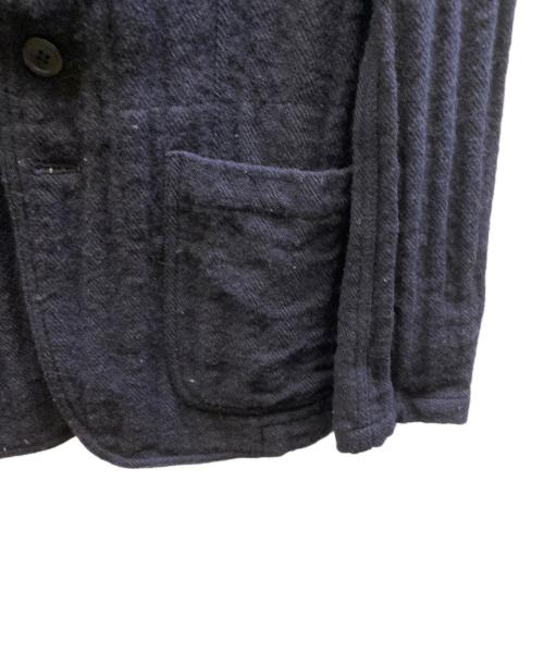 COMME des GARCONS HOMME DEUX（コムデギャルソン オム ドゥ）COMME des GARCONS HOMME DEUX (コムデギャルソン オム ドゥ) 縮絨ウールテーラードジャケット ネイビー サイズ:Sの古着・服飾アイテム