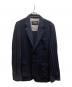 COMME des GARCONS HOMME DEUX（コムデギャルソン オム ドゥ）の古着「縮絨ウールテーラードジャケット」｜ネイビー