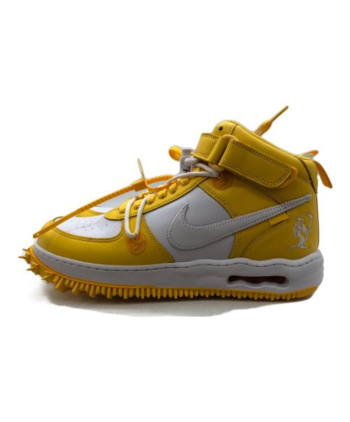 NIKE（ナイキ）NIKE (ナイキ) OFFWHITE (オフホワイト) ハイカットスニーカー ホワイト×イエロー サイズ:29 未使用品の古着・服飾アイテム