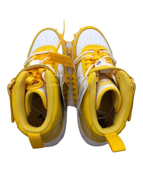 NIKE（ナイキ）NIKE (ナイキ) OFFWHITE (オフホワイト) ハイカットスニーカー ホワイト×イエロー サイズ:29 未使用品の古着・服飾アイテム