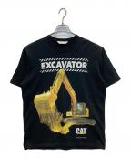 beautiful peopleビューティフルピープル）の古着「CAT-320 プリントTシャツ」｜ブラック
