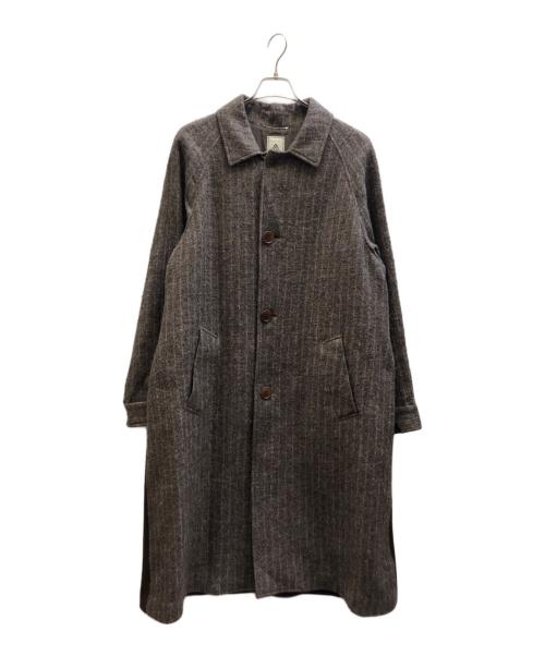 MANDO（マンドー）MANDO (マンドー) 切替ステンカラーコート ブラウン サイズ:2の古着・服飾アイテム