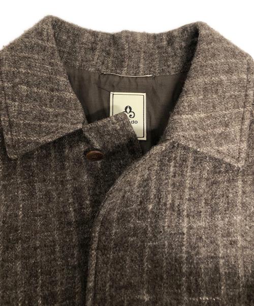 MANDO（マンドー）MANDO (マンドー) 切替ステンカラーコート ブラウン サイズ:2の古着・服飾アイテム