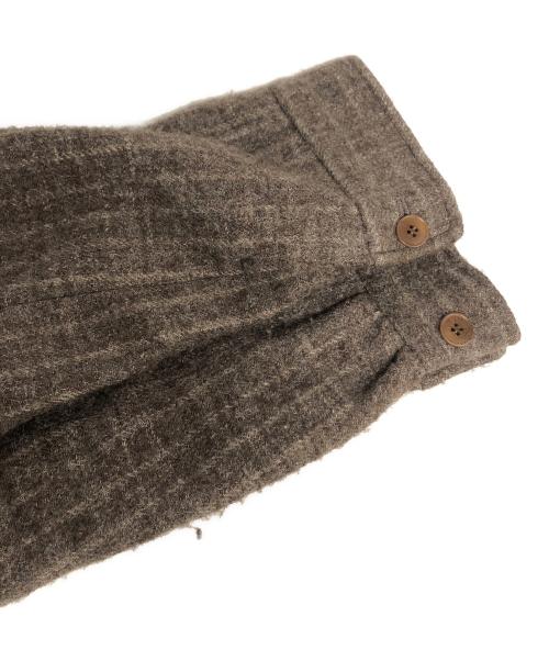 MANDO（マンドー）MANDO (マンドー) 切替ステンカラーコート ブラウン サイズ:2の古着・服飾アイテム